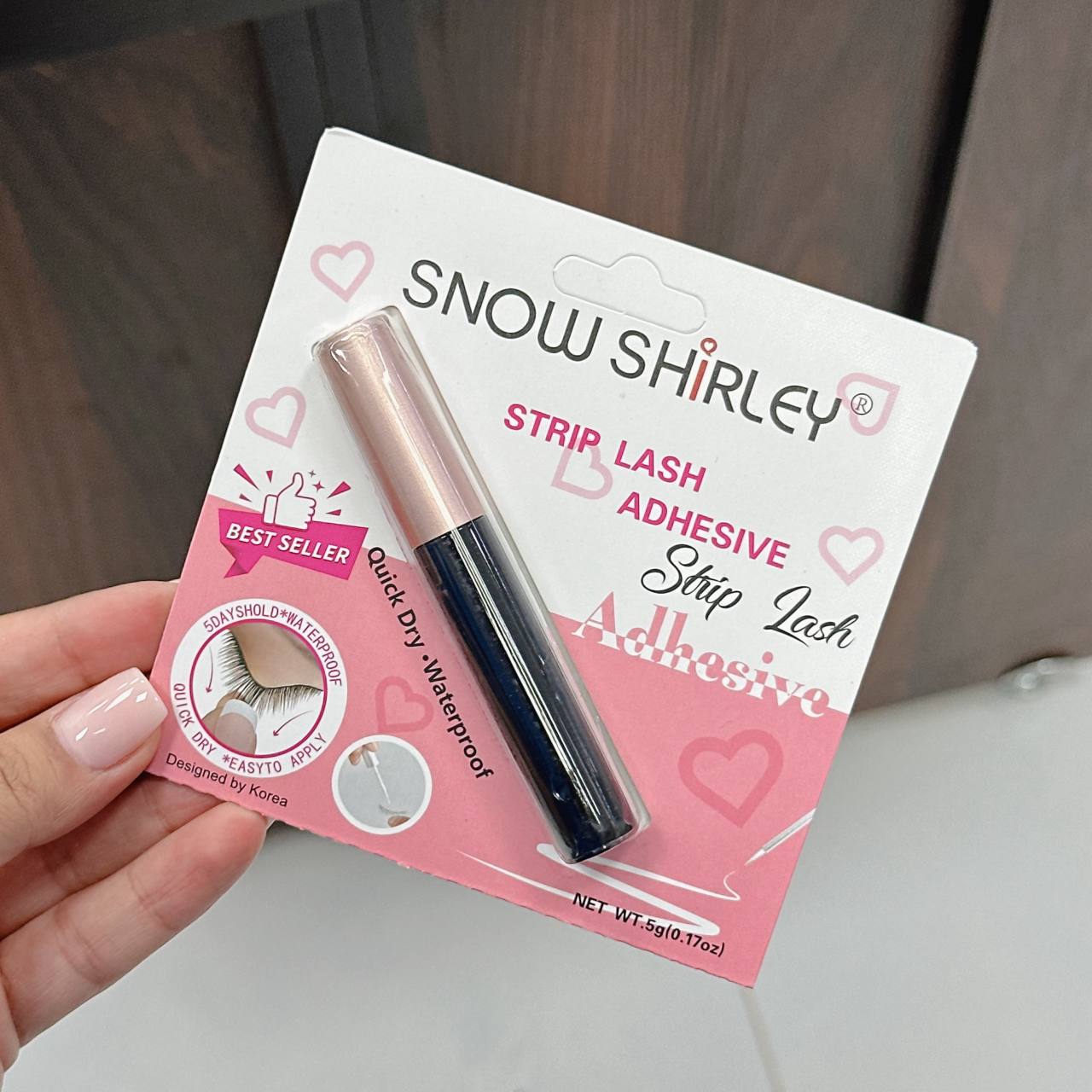 چسب مژه مصنوعی ضدآب اسنو شرلی ۵ گرم | Snow Shirley Strip Lash Adhesive